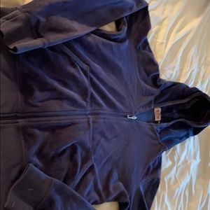 Juicy Couture navy velour sweatshirt size large